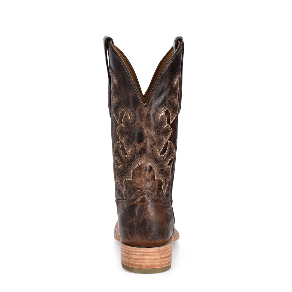 Corral Men's Boot - Moka Embroidery Wide SQ Toe