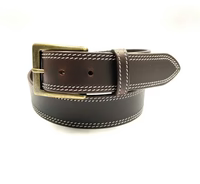 'Bowral' Classic Double Stitched Unisex Belt
