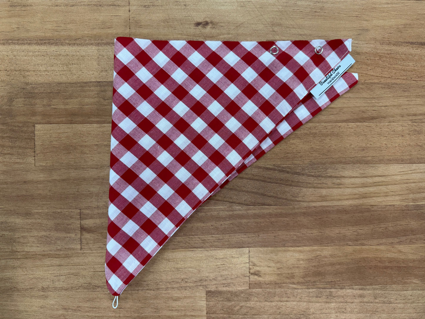 Neck Scarf - Red Gingham