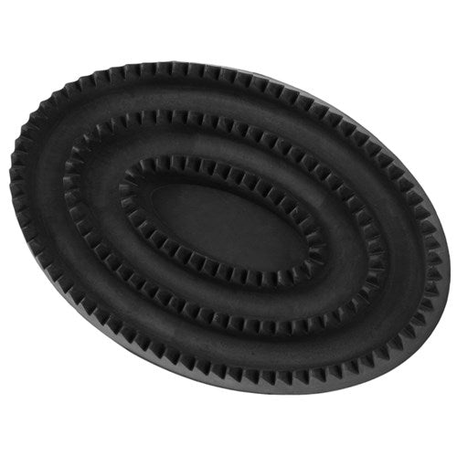 Rubber Curry Comb - Black