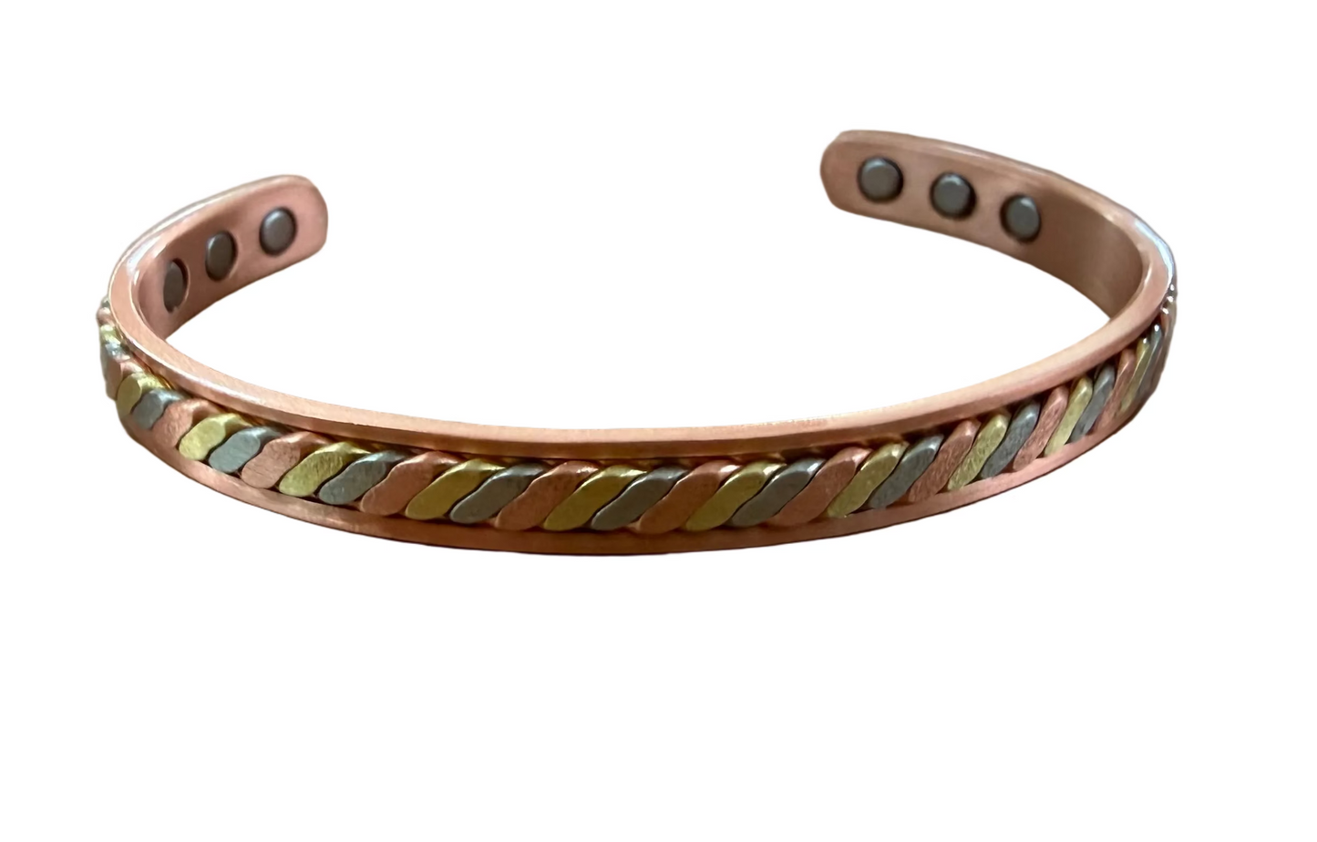 Copper band - tri colour twist
