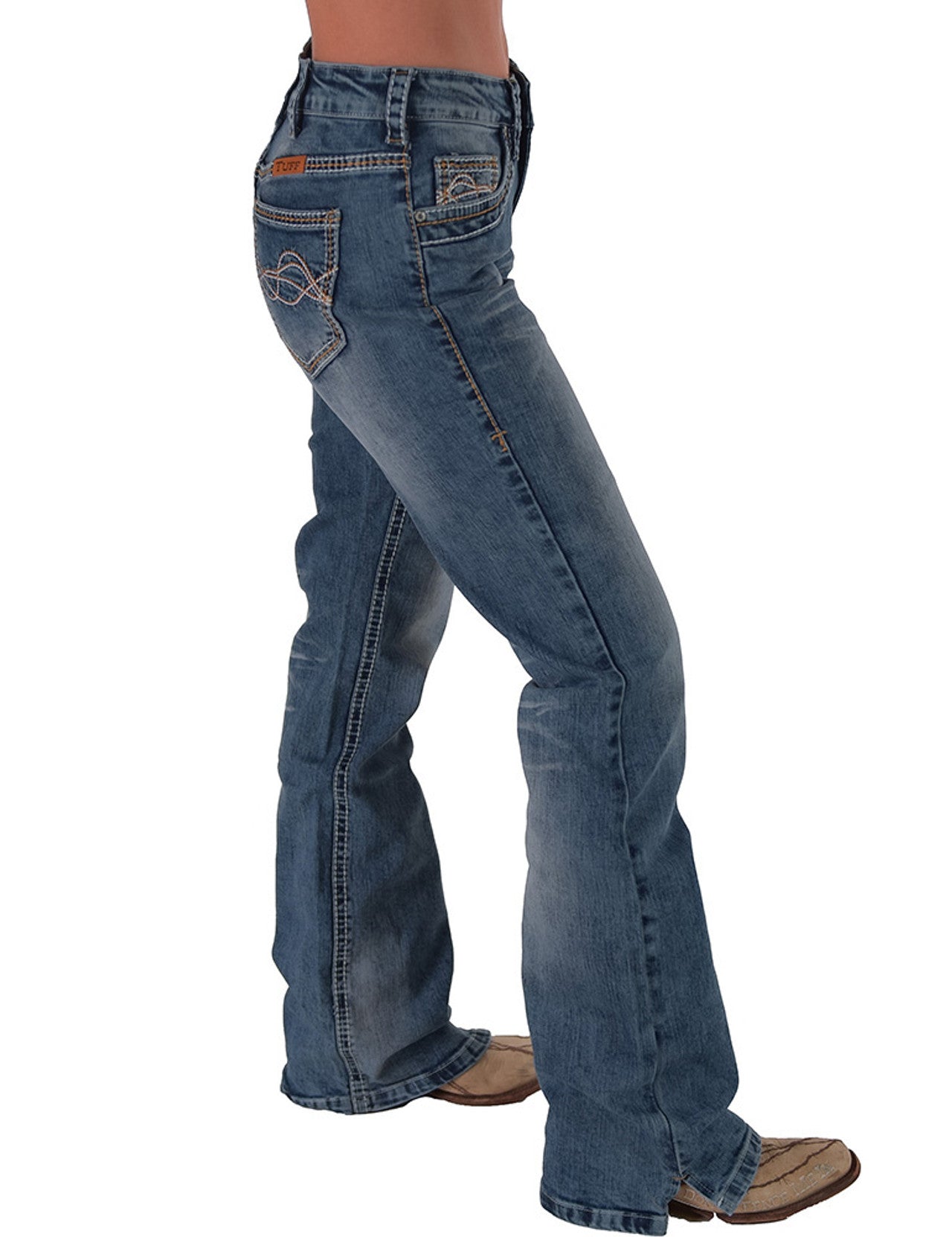 Cowgirl Tuff Ladies Jeans - DFMI Faded