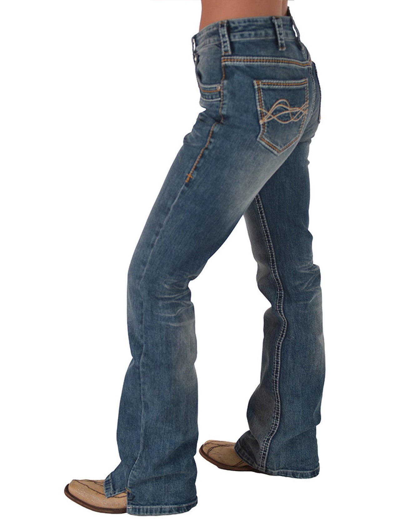 Cowgirl Tuff Ladies Jeans - DFMI Faded