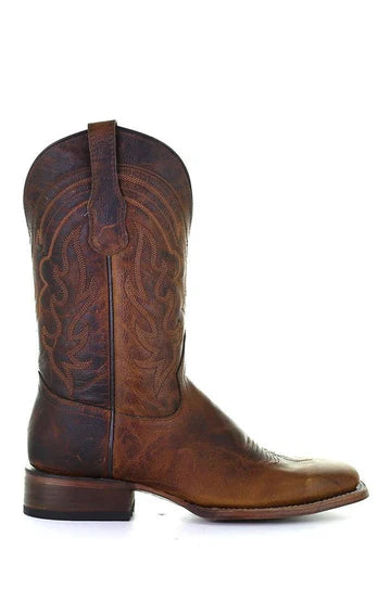 Circle G Men's Boot - Wide Sq Toe - Brown