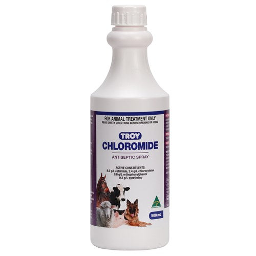 Troy Chloromide Antiseptic Spray 500mL