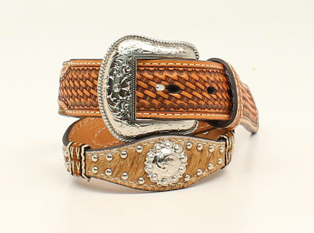 Nocona Calf Hair Boy's Belt