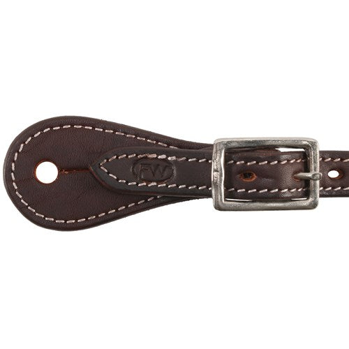 Fort Worth Western Men's Spur Straps - Brown