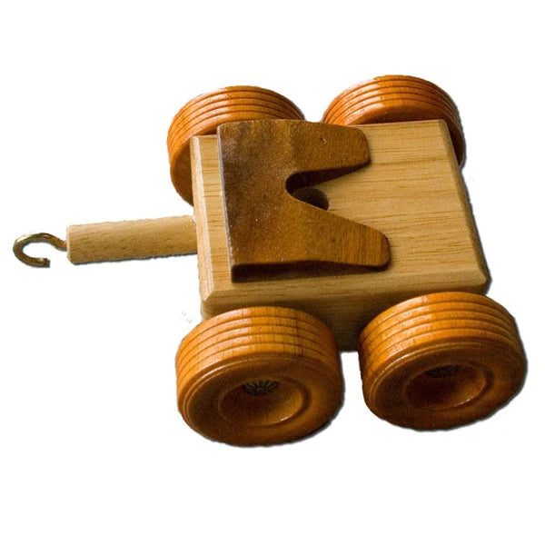 Handmade Wooden Toy Flat Back Trailer