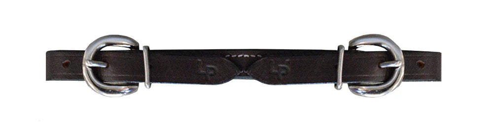 Golden Tan Curb Strap with Silver Buckle Ends