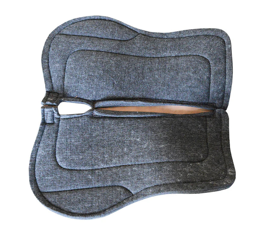 TopRail Contoured Saddle Pad - Chocolate Brown