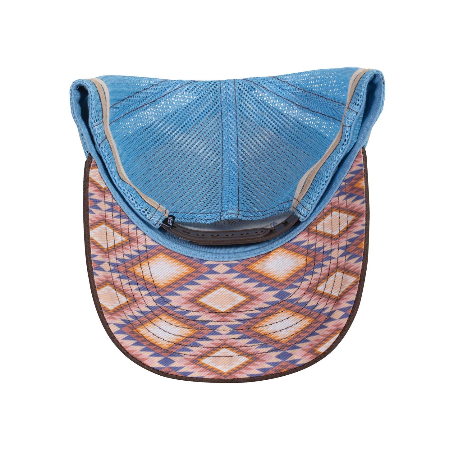 Ariat Aztec Blanket Trucker Cap - Pink & Blue