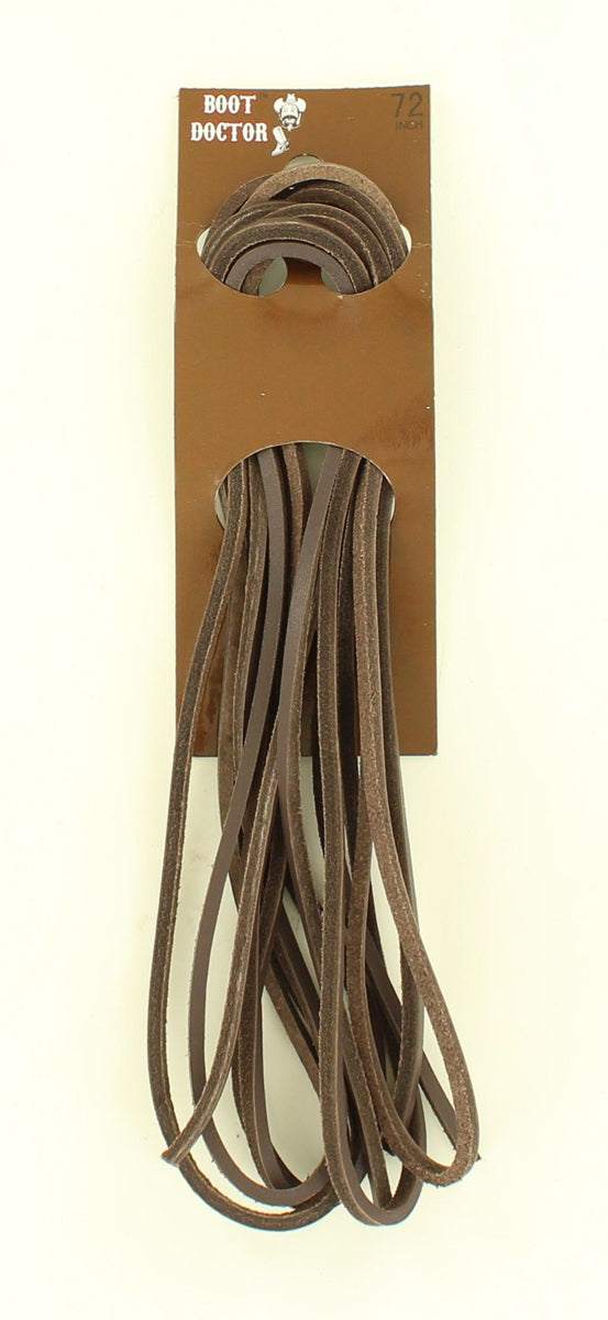 Leather Lace 72" - Brown