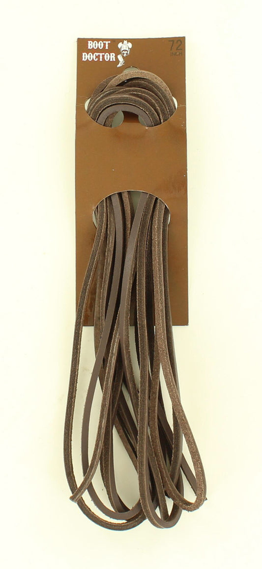 Leather Lace 72" - Brown