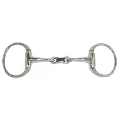 Stainless Steel Eggbutt Snaffle Bit - Pony