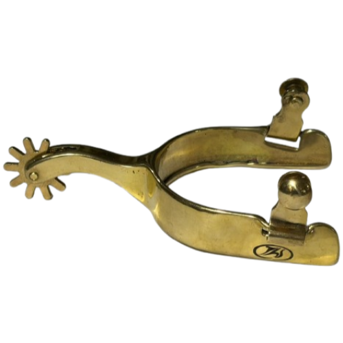 Ladies Solid Brass Campdraft Spur