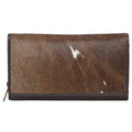 New York Ladies Cowhide Wallet in Black & White