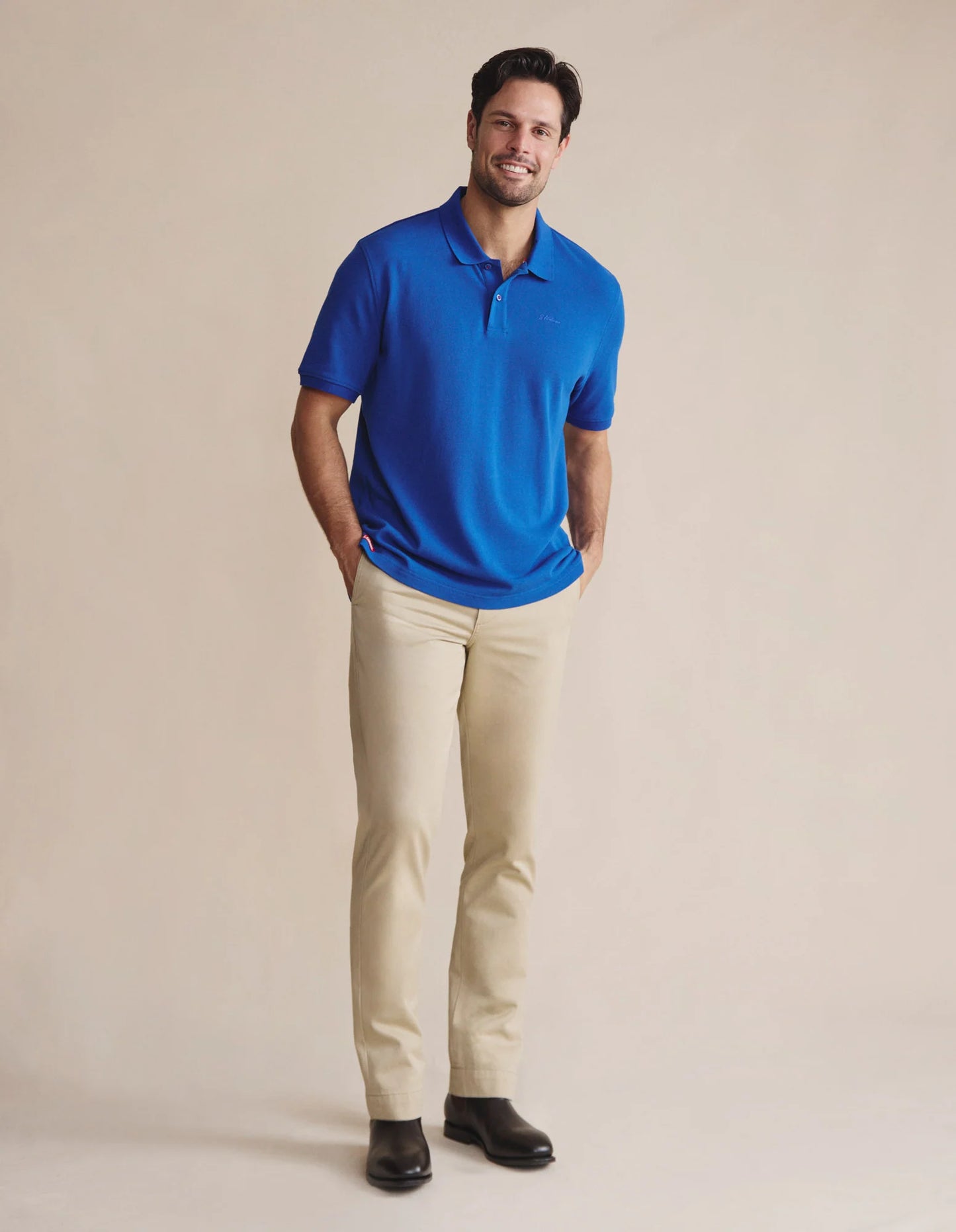 S. Kidman Men's Patterson Polo - Blue