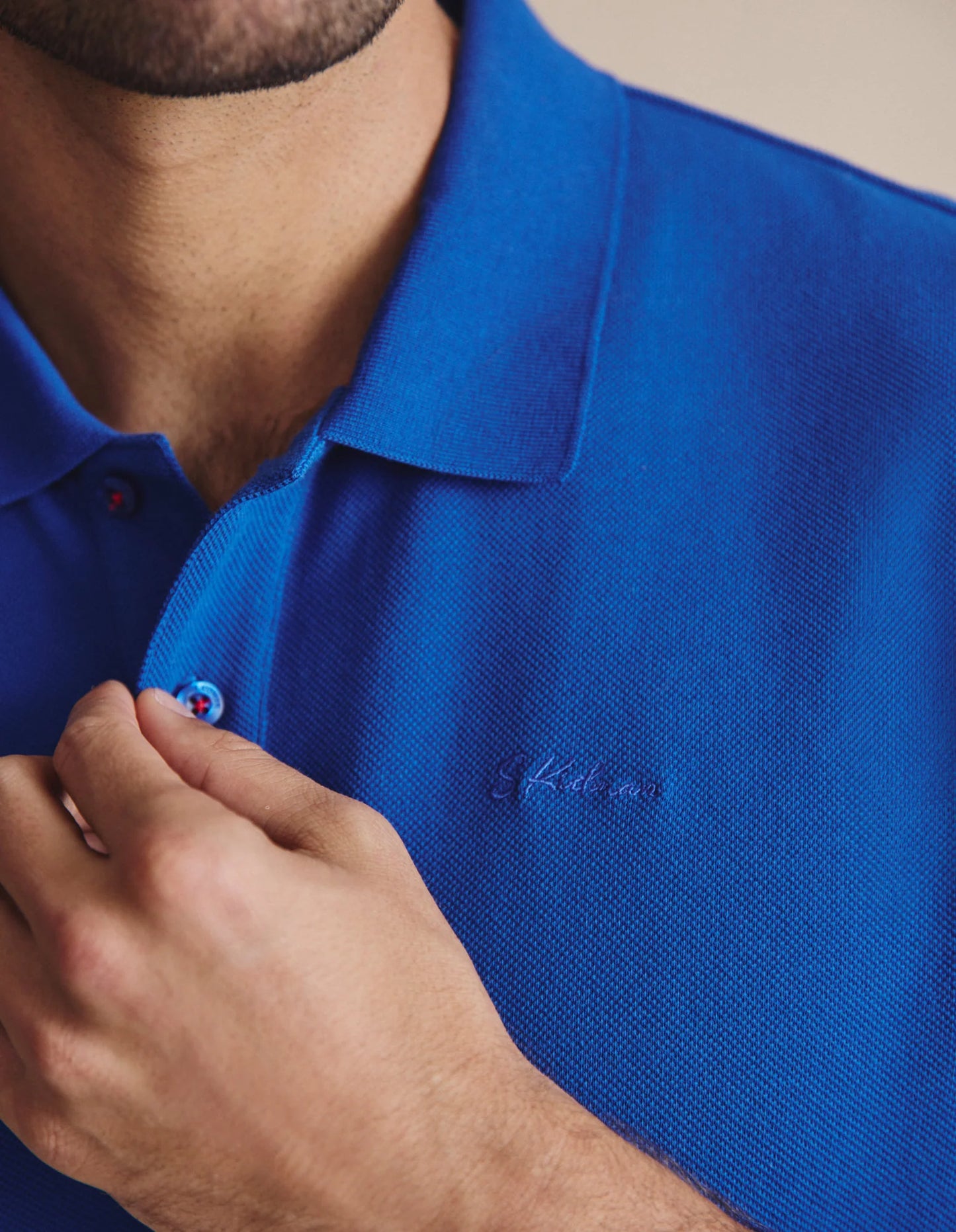 S. Kidman Men's Patterson Polo - Blue