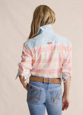S. Kidman Camfield Half Placket Work Shirt - Pale Pink