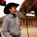 Reba Mens Shirt - Navy Check