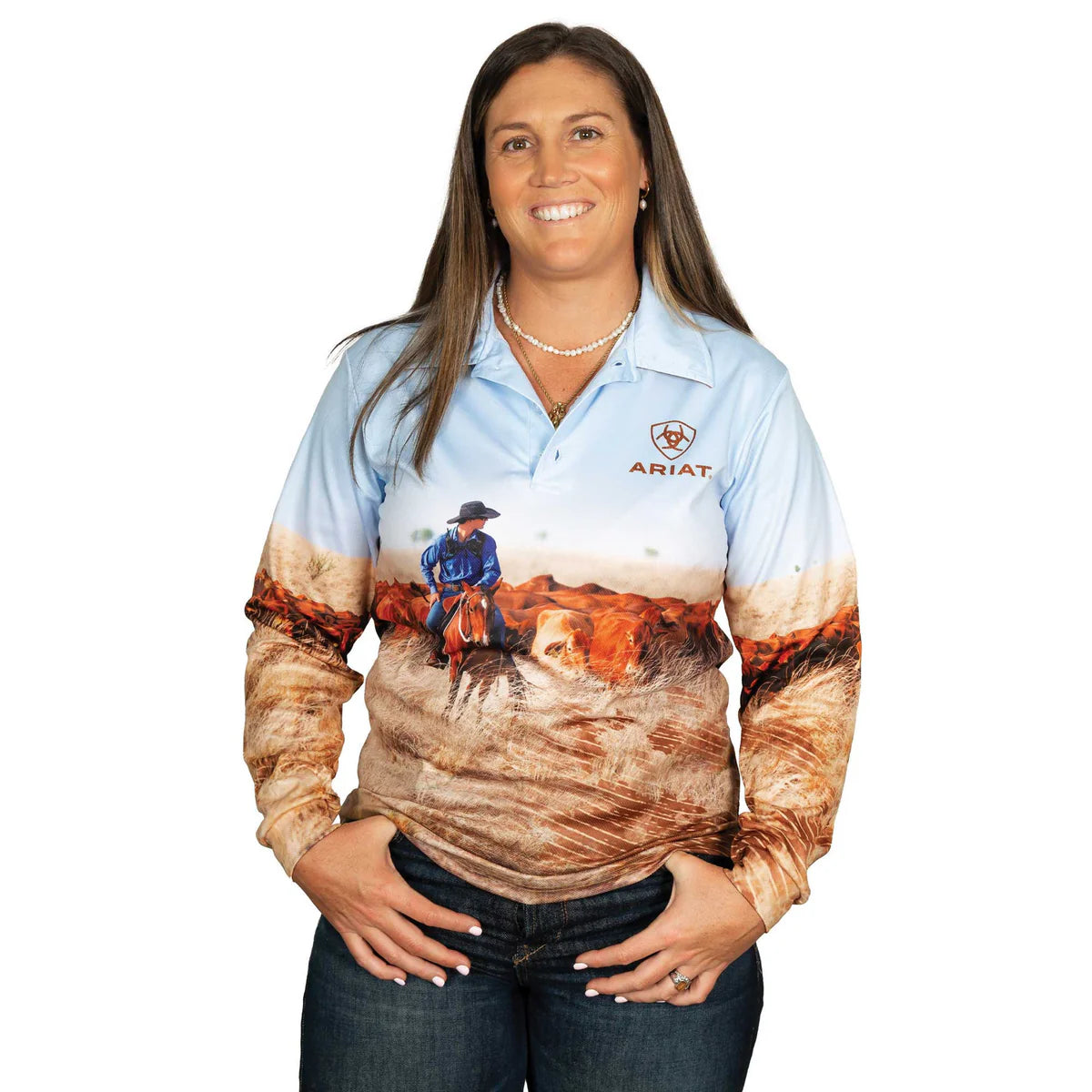 Ariat Adult Cattleman Fishing Shirt
