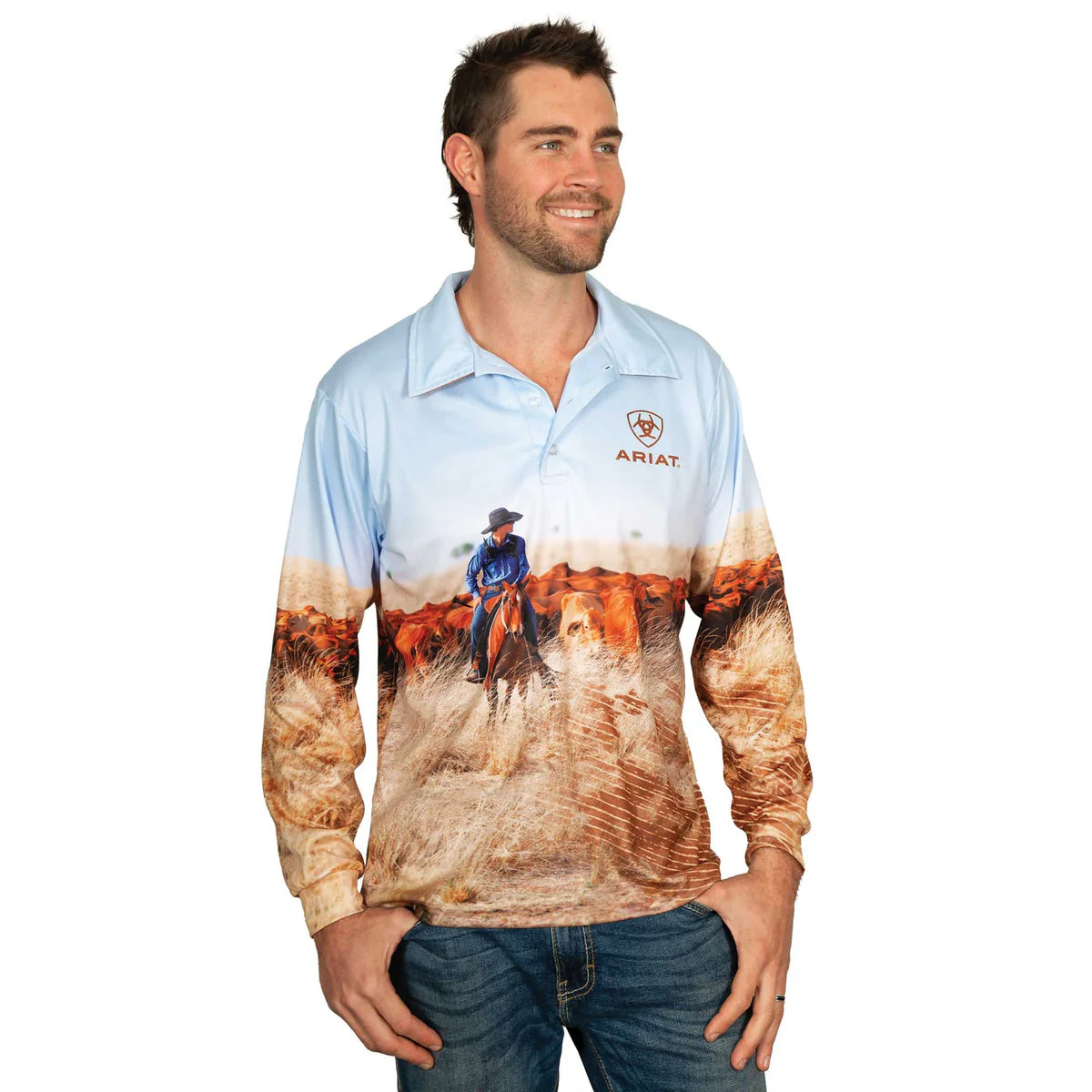 Ariat Adult Cattleman Fishing Shirt