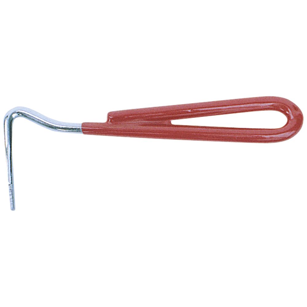 Hoof Pick Nickel-plated - Red