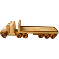 Handmade Wooden Toy Flat Bed Truck