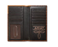 Ariat Rodeo Wallet - Brown Boot Stitch