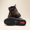 Lang Lace Up Safety Boot - Brown
