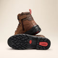 Lang Lace Up Safety Boot - Rust