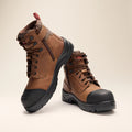 Lang Lace Up Safety Boot - Rust