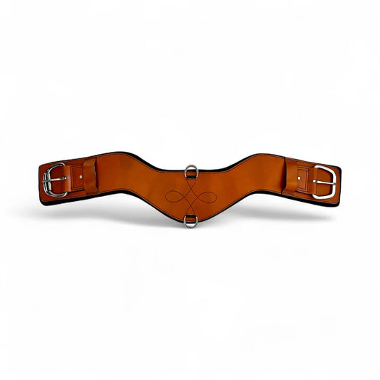 Anatomic Shoulder Relief Cinch with Removable Felt and Roller Buckles