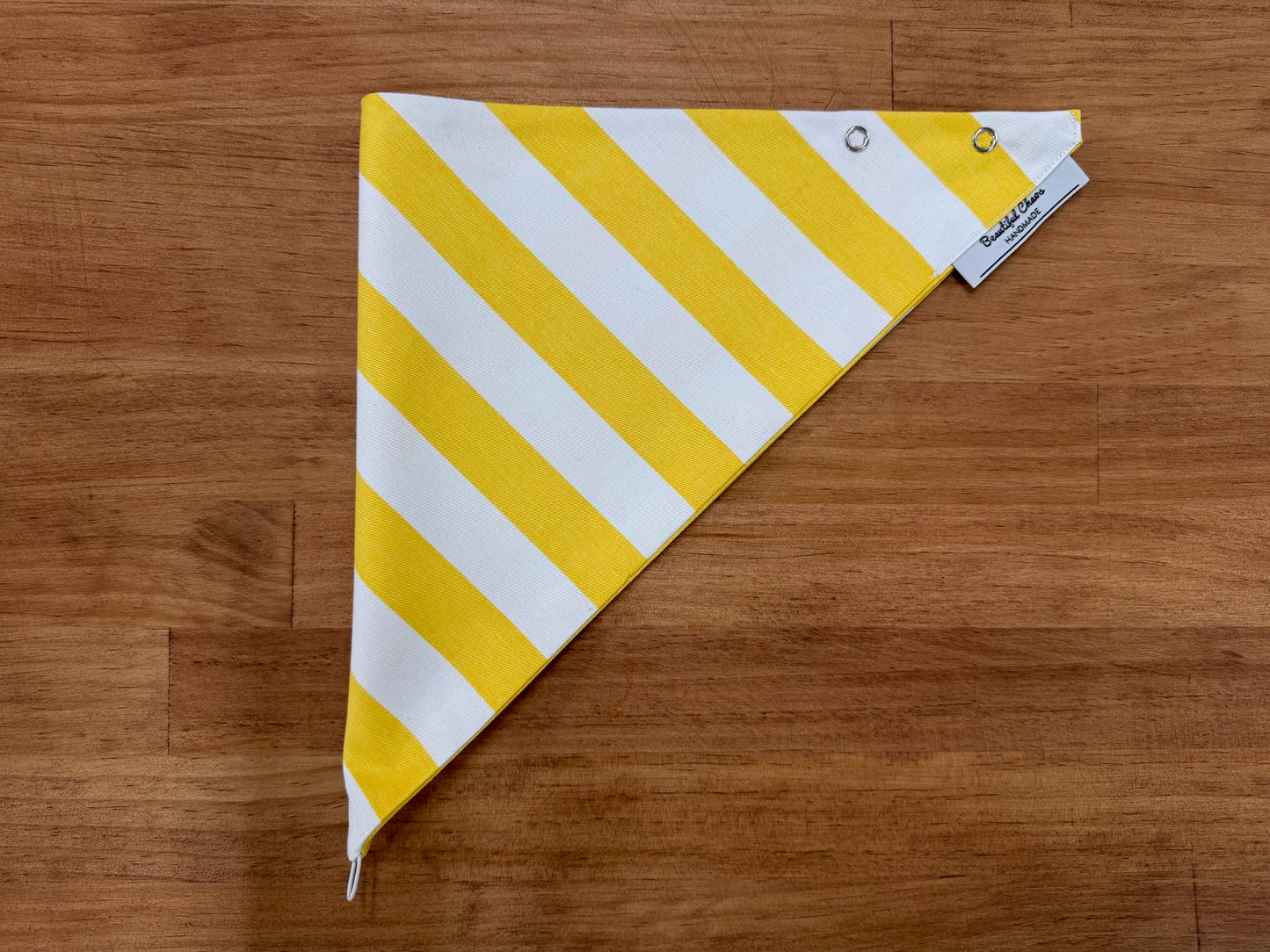 Neck Scarf - Striped Yellow