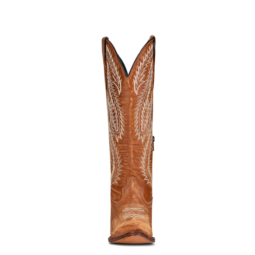 Corral Ladies Boot - Golden Embroidery - Snip Toe