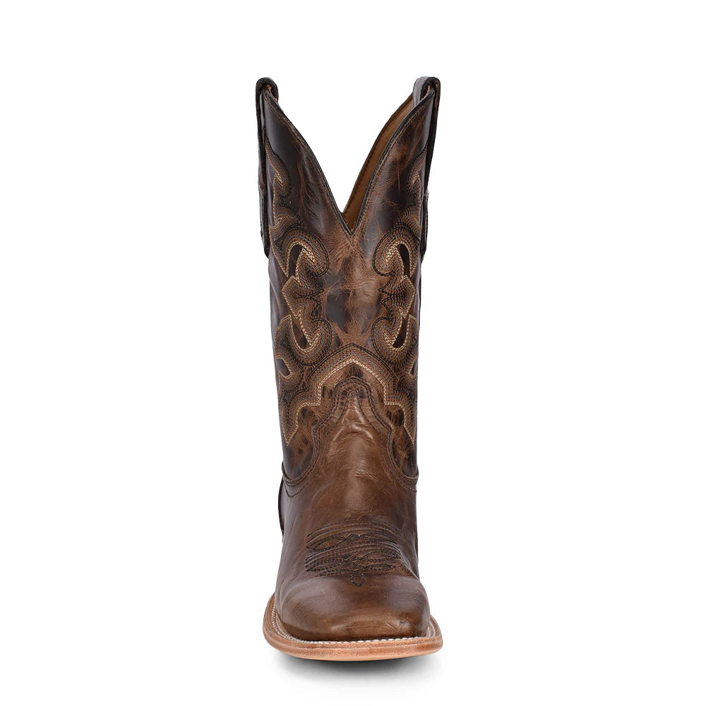 Corral Men's Boot - Moka Embroidery Wide SQ Toe