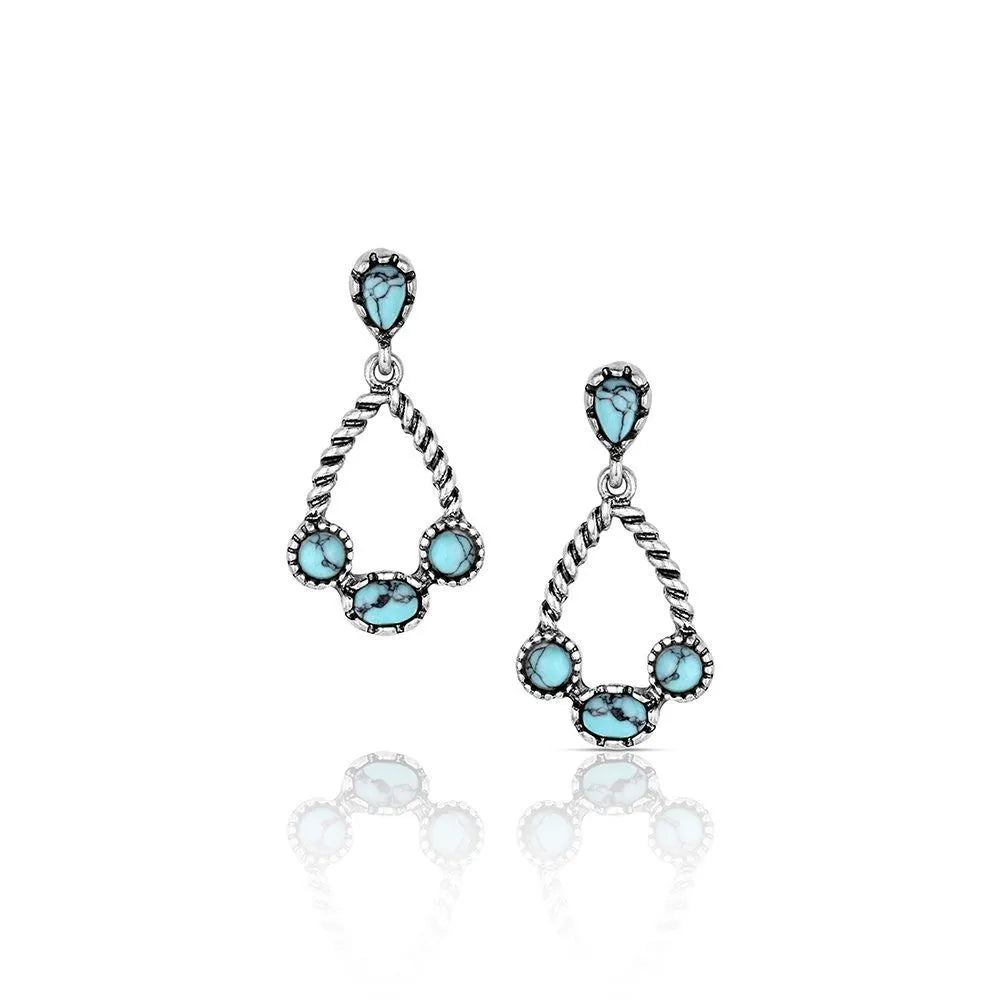 Montana Silversmiths Attitude Wander West Earrings