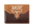 Ariat Bifold Wallet - Brown Boot Stitch