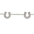 Mountain Creek Jewellery Cubic Zirconia Horseshoe Bracelet