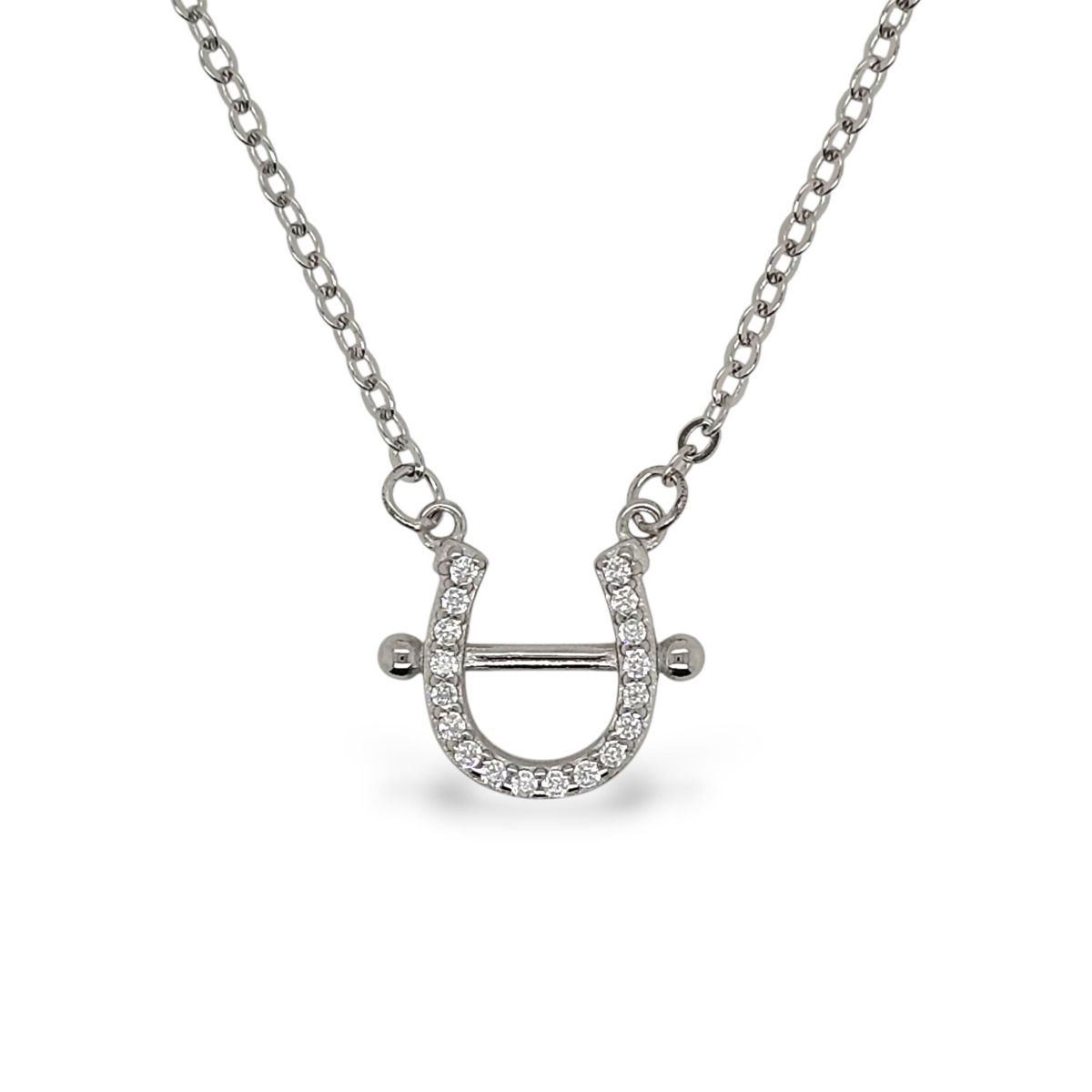 Mountain Creek Jewellery CZ Horseshoe Necklace