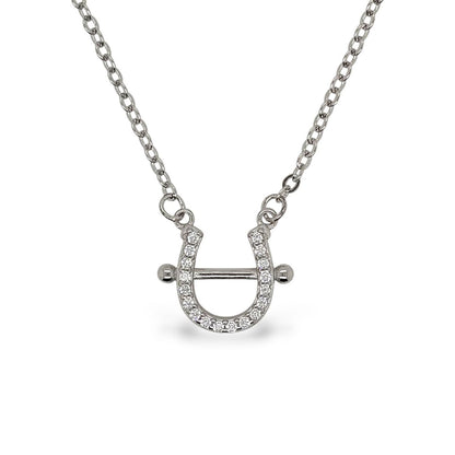 Mountain Creek Jewellery CZ Horseshoe Necklace