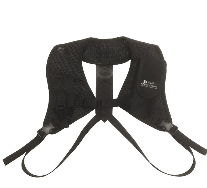 JB UHF Extra Large Double Shoulder Harness - Adult Black