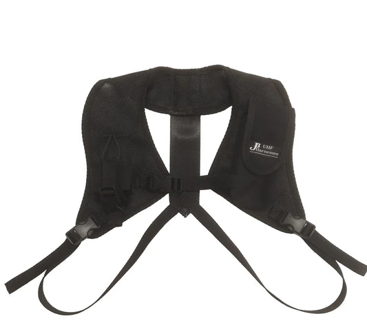 JB UHF Double Shoulder Harness - Adult Black