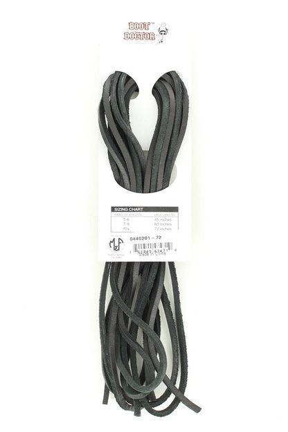 Leather Lace 72" - Black