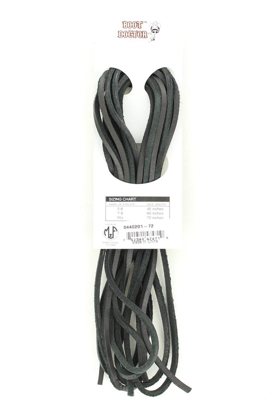 Leather Lace 72" - Black