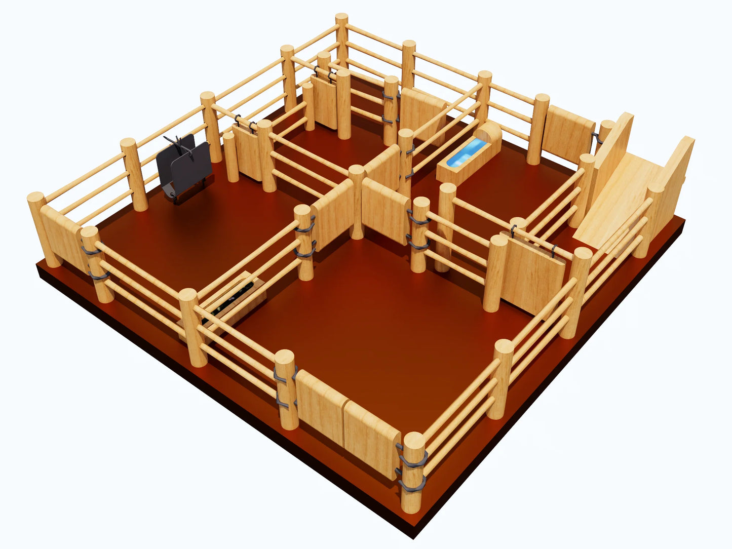 Wooden Toy Cattle Yards