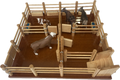 Handmade Wooden Toy Cattle Feedlot Yard