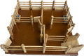 Handmade Wooden Toy Cattle Feedlot Yard