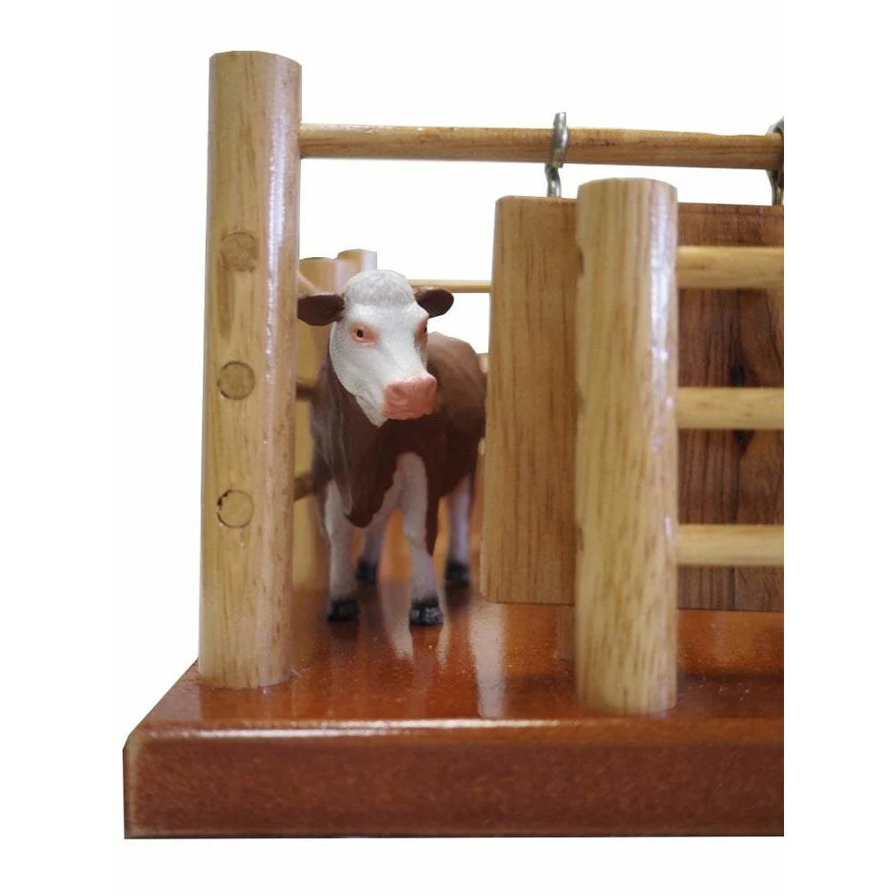 Wooden Toy Station Cattle Yards