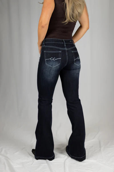 CC Western Carissa Dark Wash Trouser
